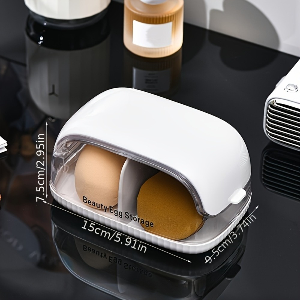 Dual Compartment Beauty Sponge - Beauty Makeup Case ulasan dan harga