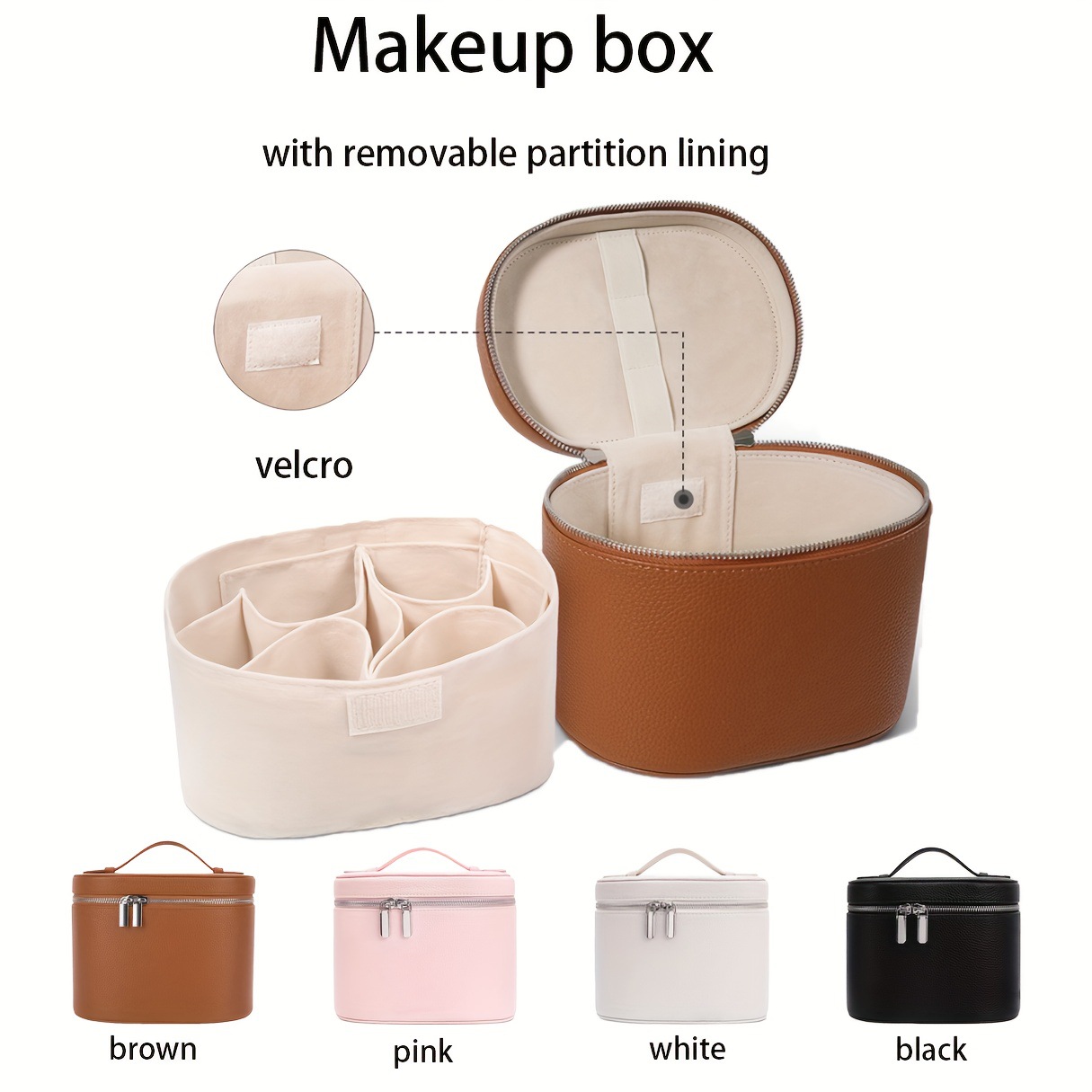 Large Capacity PU Leather Make - Beauty Makeup Box ulasan dan harga