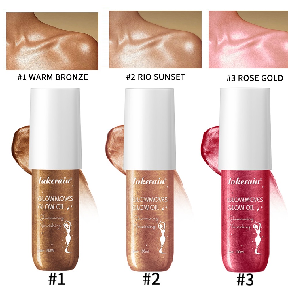 Glowmotions Glow Body Oil 100m - Body Shimmer Lotion ulasan dan harga