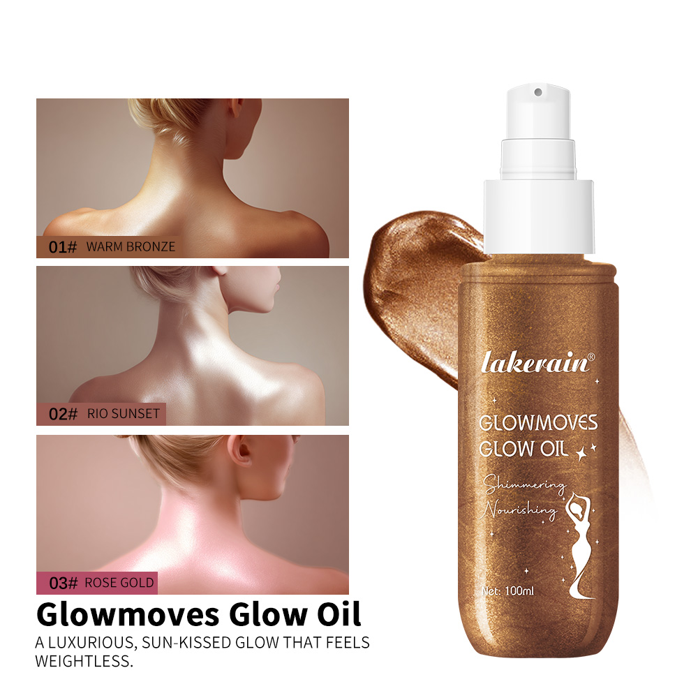 Glowmotions Glow Body Oil 100m - Body Shimmer Lotion ulasan dan harga