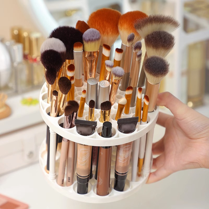 45 Hole Makeup Brush Storage R - Beauty Makeup Box ulasan dan harga