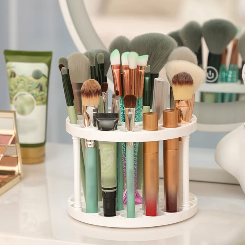45 Hole Makeup Brush Storage R - Beauty Makeup Box ulasan dan harga
